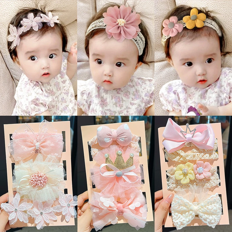 婴儿蝴蝶结发带新生儿帽子女宝宝护囟门帽儿童女童胎帽不勒头发箍