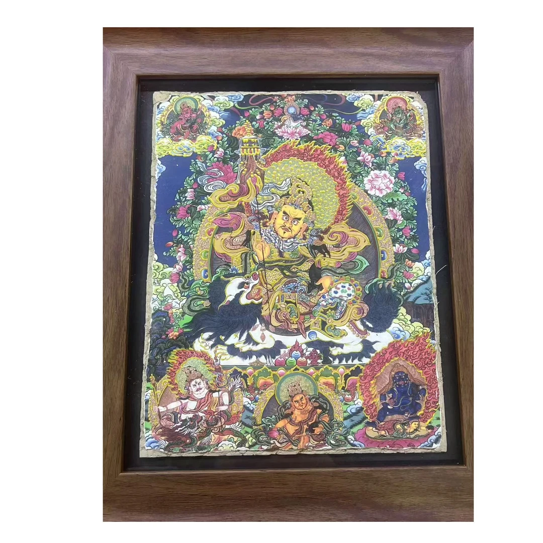 中国画都/丁松杰/甄选国画系列/绘画作品  财宝天王