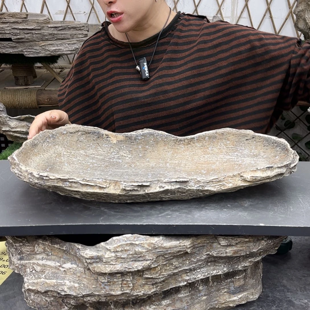 盆景盆异形花盆鱼缸w50
