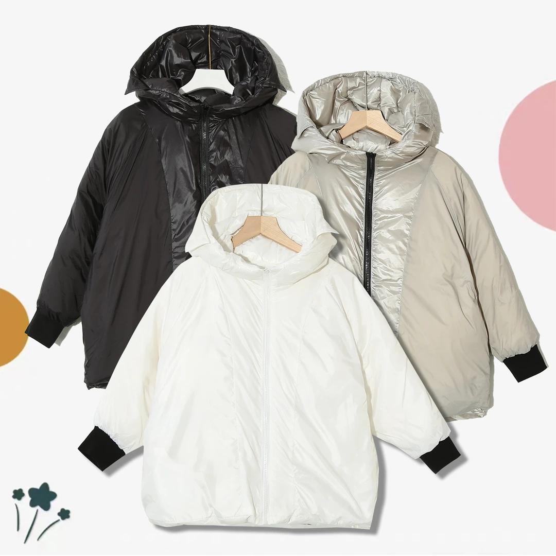 D时尚设计感连帽保暖棉服中大童可亲子秋冬加厚休闲中大童P-2C988