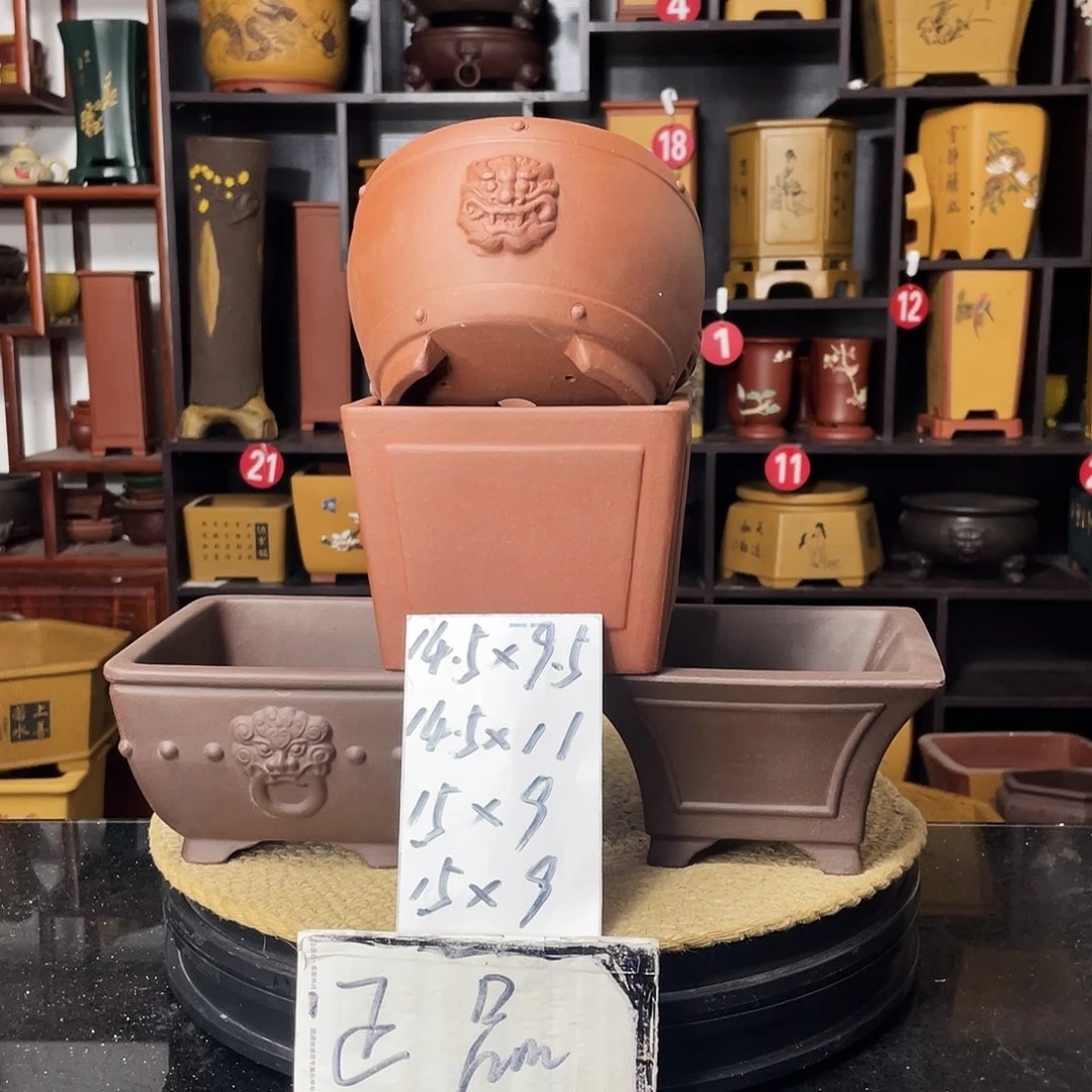 紫砂D-婉秋紫砂花盆