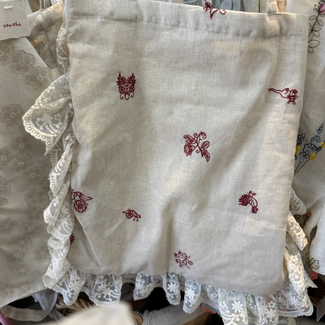 大馍馍推荐儿童大公鸡蕾丝花边包包