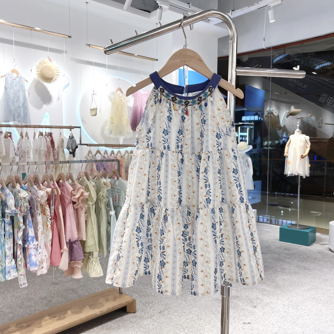 2025夏季新款女童波西米亚风情艺术连衣裙17630470154
