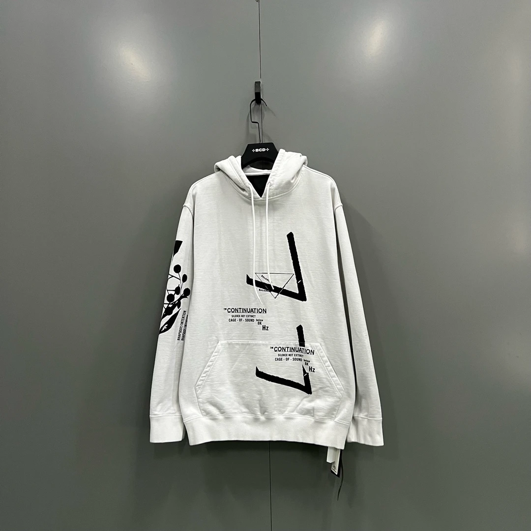 95新 Prada/普拉达 （jp）506 印花帽衫 XS码