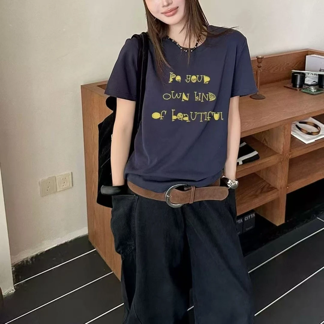 简约工艺设计感休闲短袖T恤