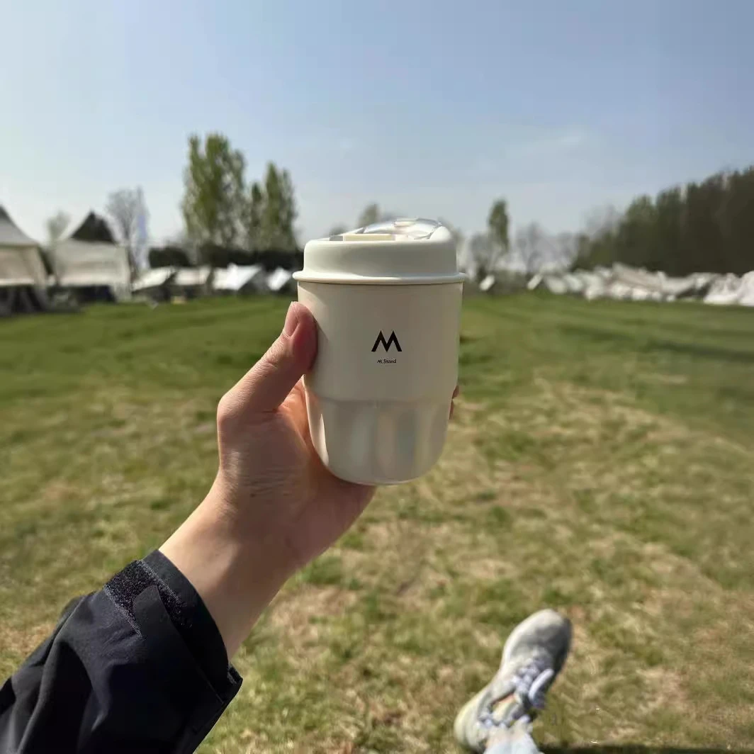 【工厂直销】MStand咖啡杯不锈钢水杯网红直饮杯时尚保温杯随行杯