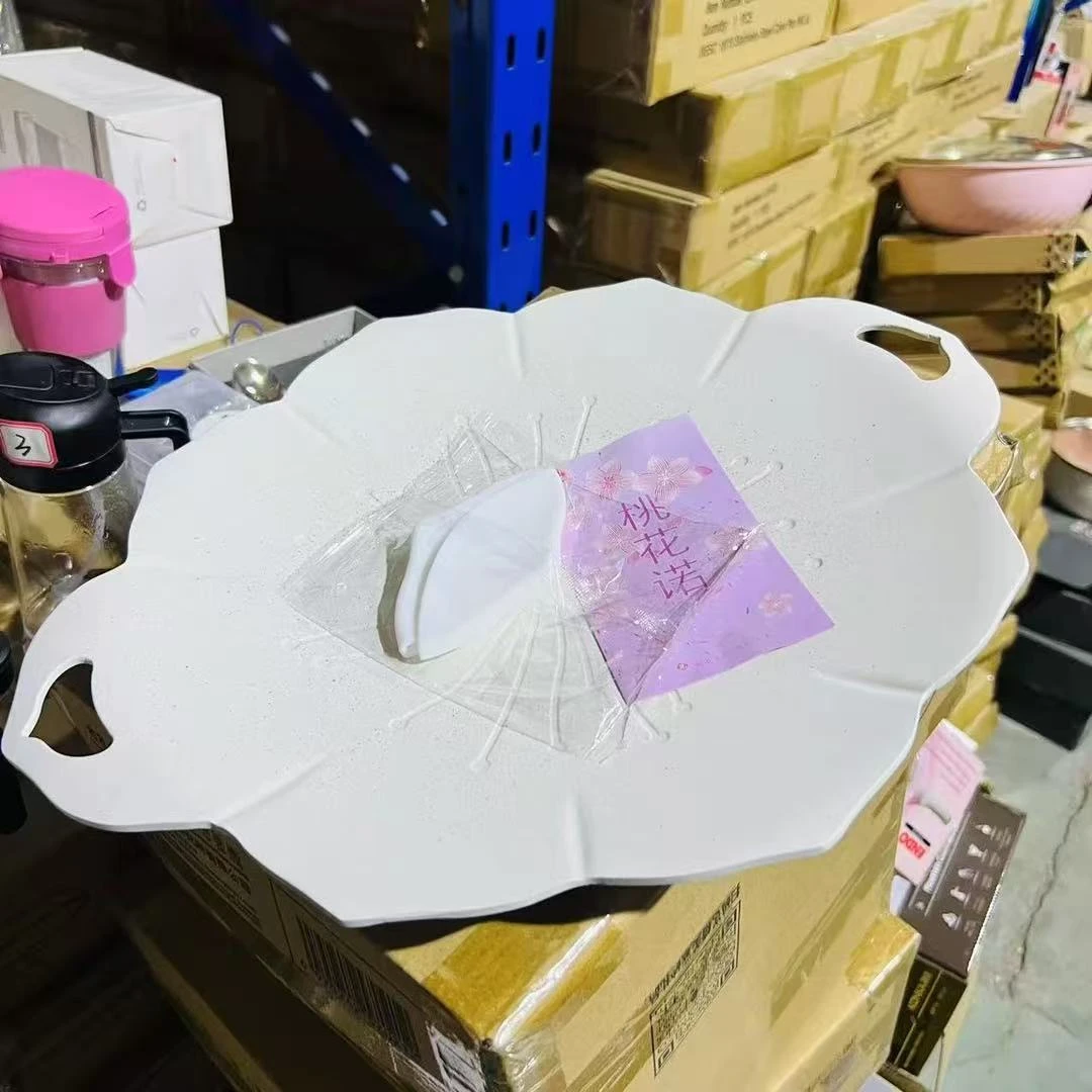 swan homes施华洛32cm（白色）桃花烤盘不挑灶不粘锅