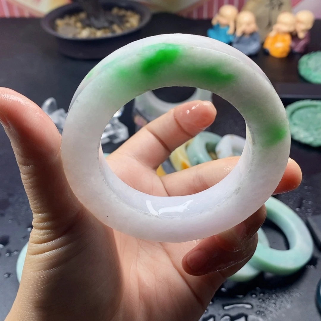 定制翡翠翡翠手镯未镶嵌