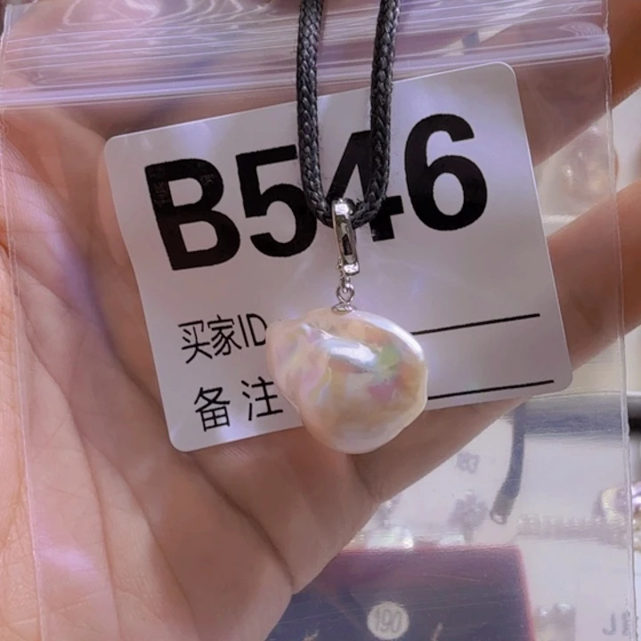 淡水珍珠银S925镶嵌颈饰