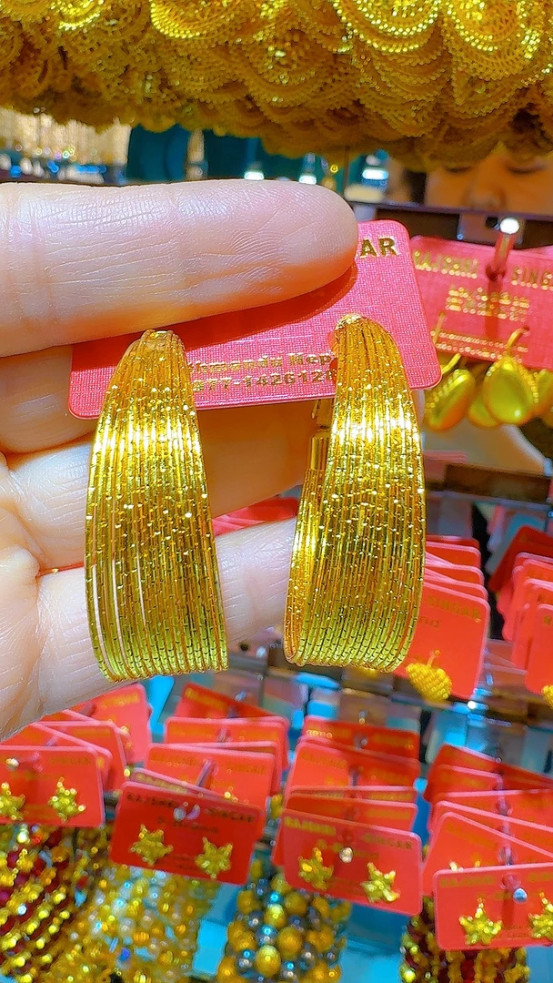 铜合金耳饰 铜合金时尚尼泊尔饰品耳环LayiLaBezنىپال