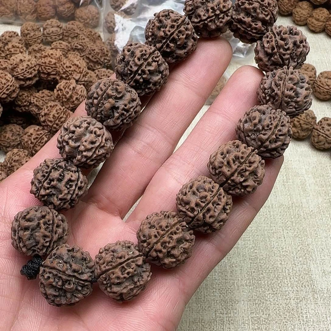 金刚菩提手串1原生态五星双龙