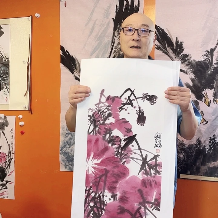 国画张圣敏先生纯手绘作品