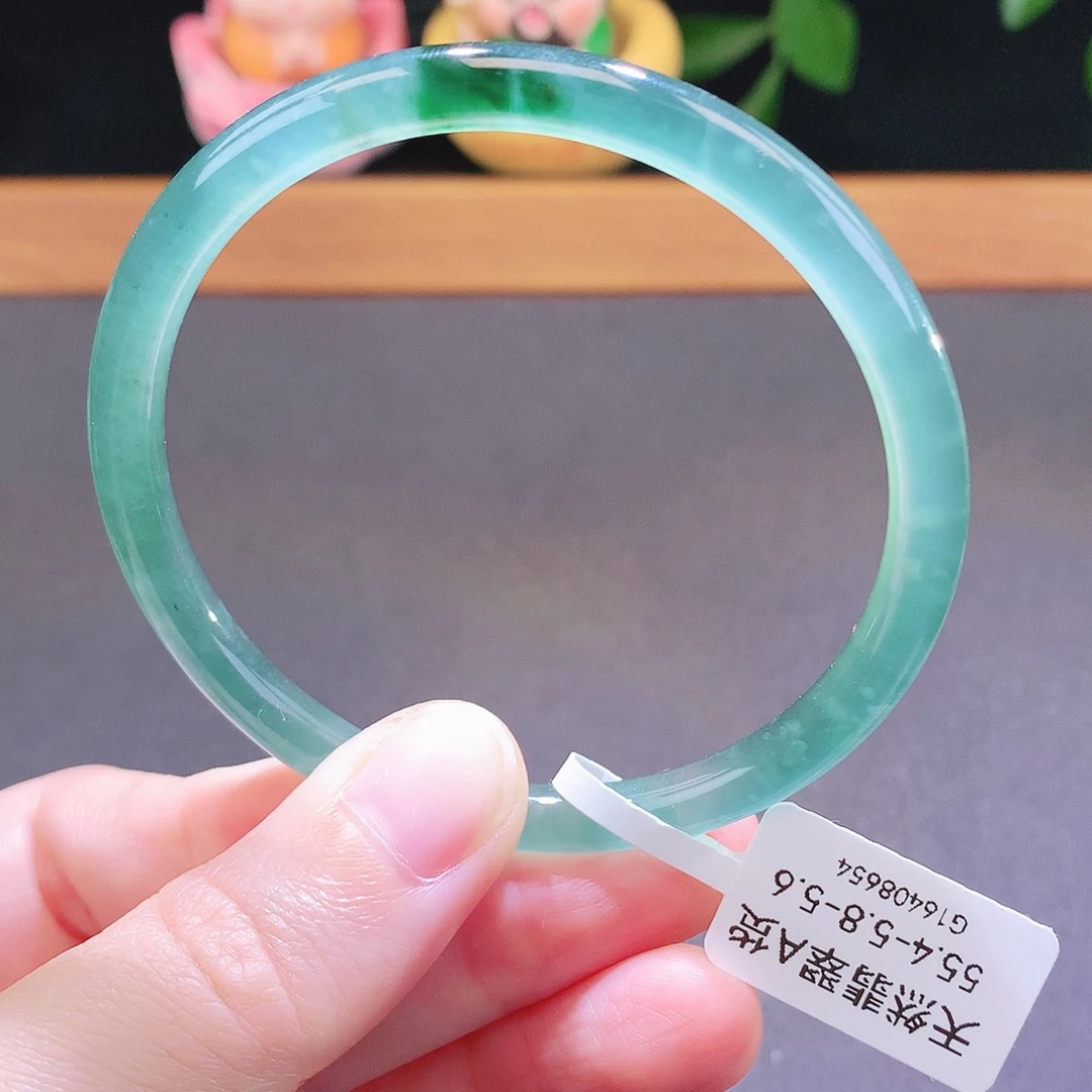 翡翠未镶嵌手镯天然翡翠