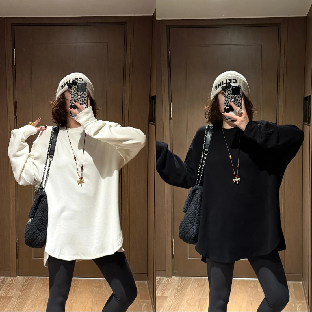 YDFSTUDIO小众【极简主义】欧货高品重工纯色设计百搭时尚德绒上衣