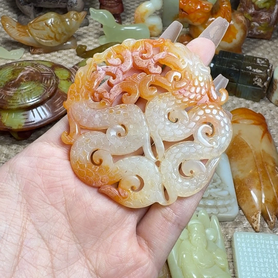 白玉菩提吊坠挂件
