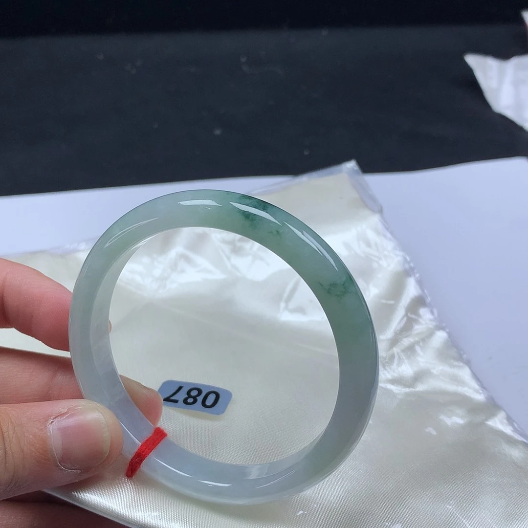 翡翠手镯未镶嵌56正圈