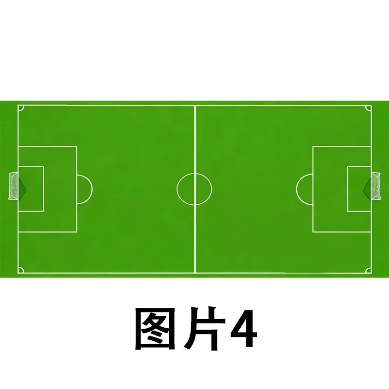 高清定制足球场鱼缸背景贴纸水族箱底部外贴造景装饰