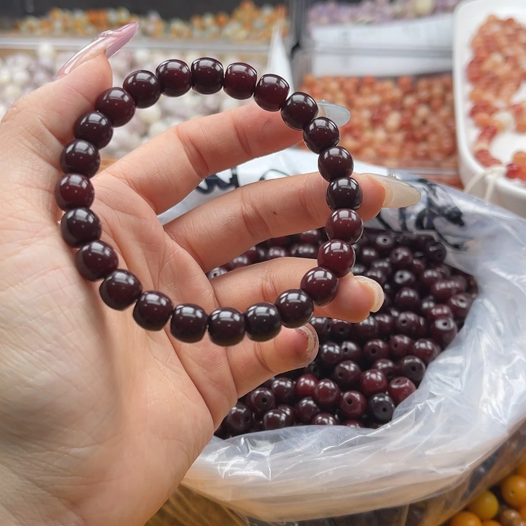 白玉菩提吊坠q9mm/100+10颗糖心酒桶