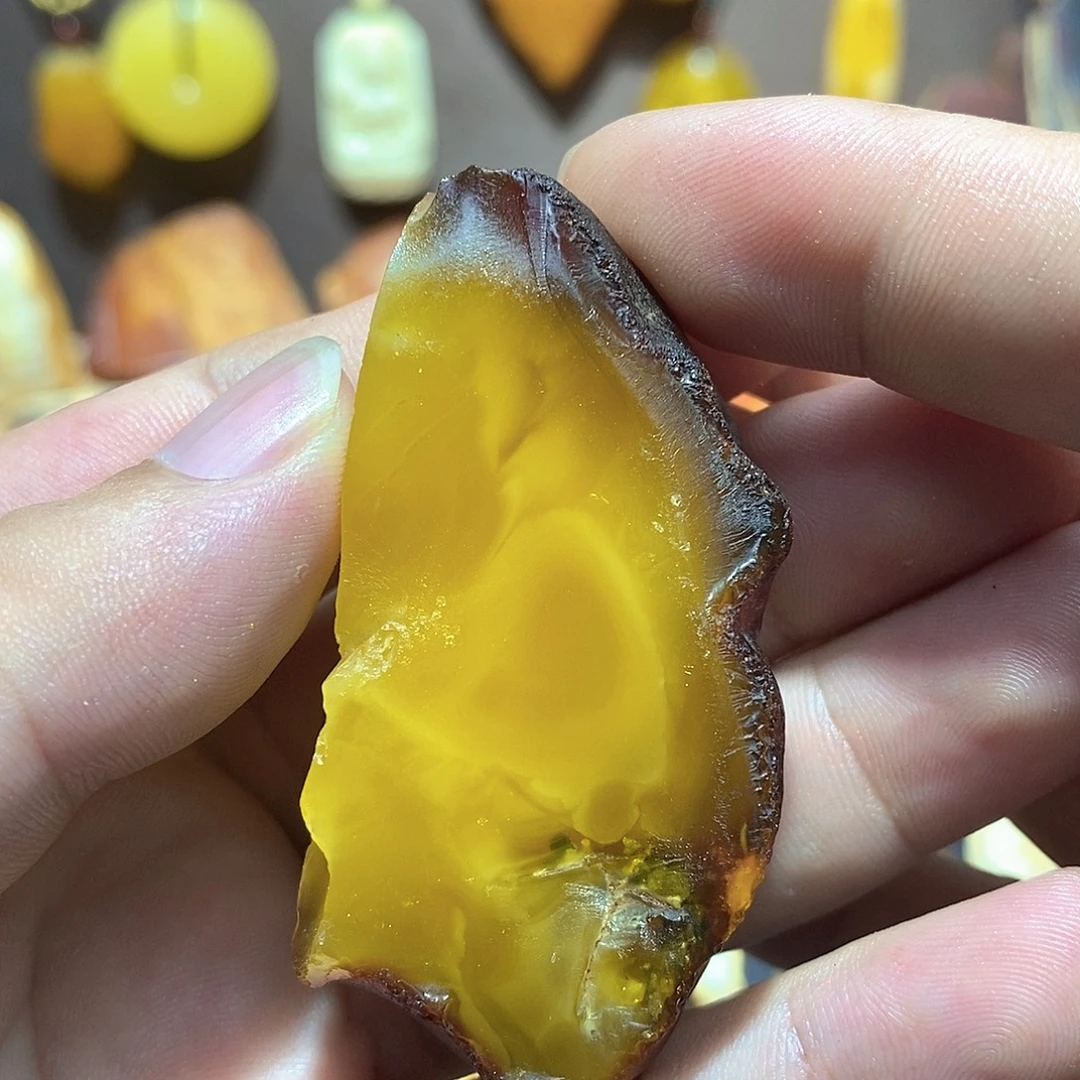 定制琥珀蜜蜡原石定制
