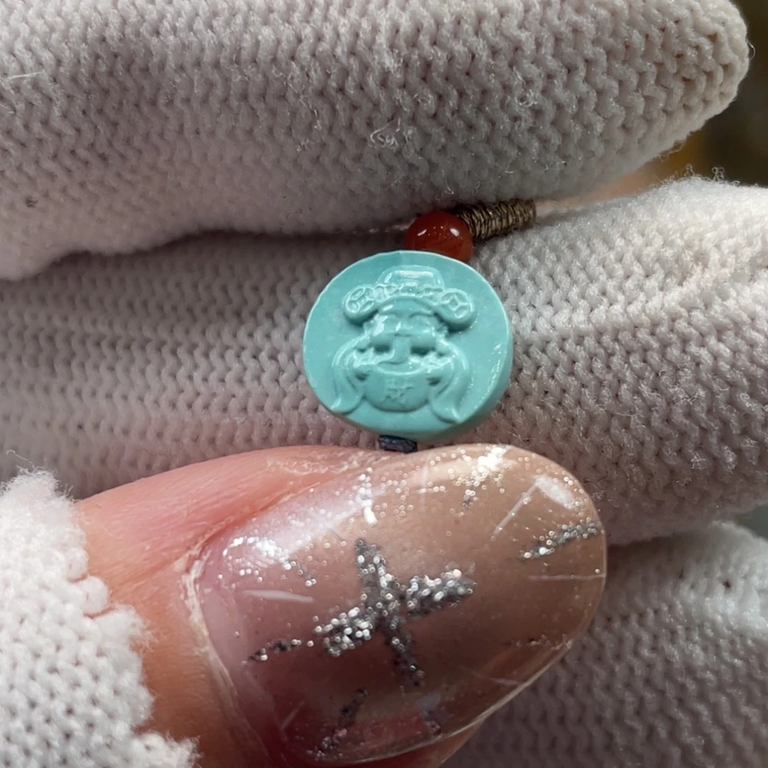 绿松石未镶嵌挂件