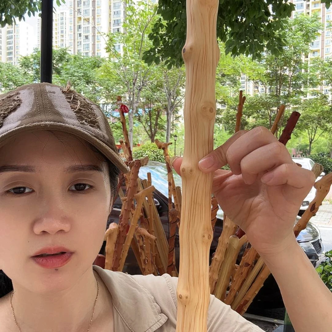 大***象香榧木南对节鞭杆