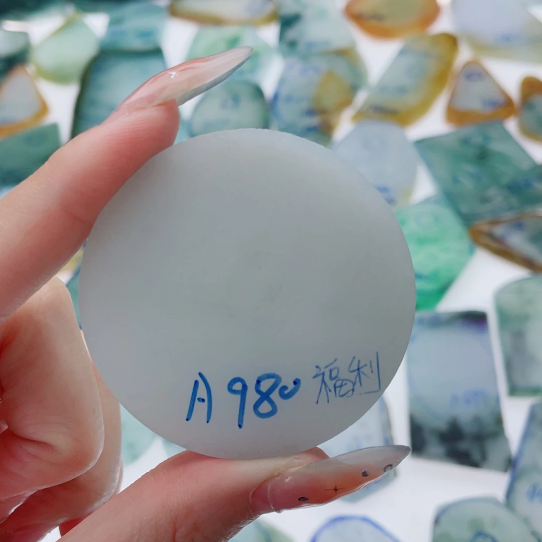 未镶嵌定制翡翠金****锁纯天然缅甸A货翡翠