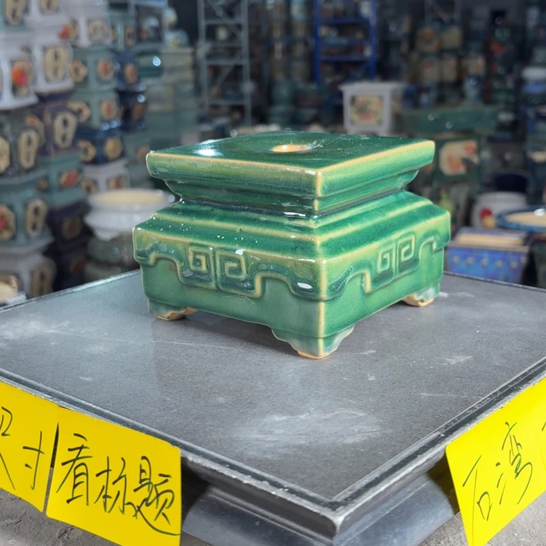 一风堂石湾花盆 面宽11高10