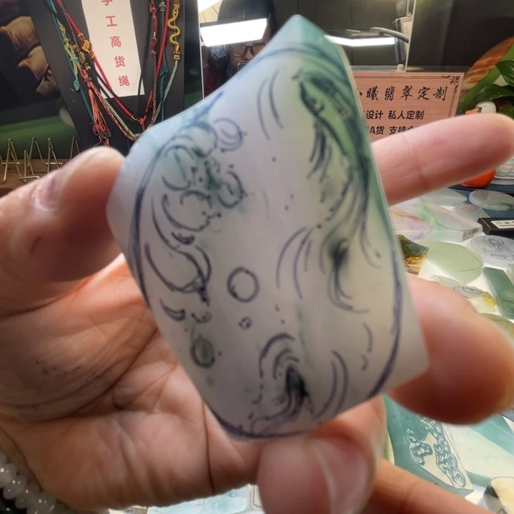 翡翠未镶嵌吊坠(不含链)翡翠料子