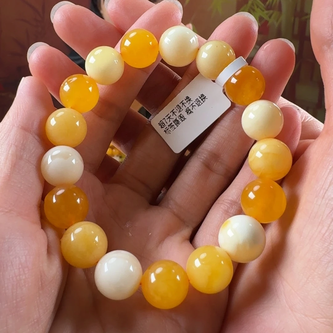 蜜蜡毛衣链未镶嵌