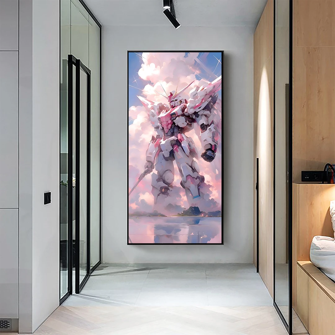 高达 100*50厘米 铝合金晶瓷画