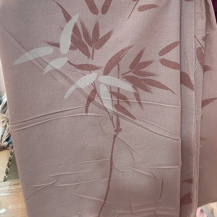 棉长绒棉粉色竹叶1.4米