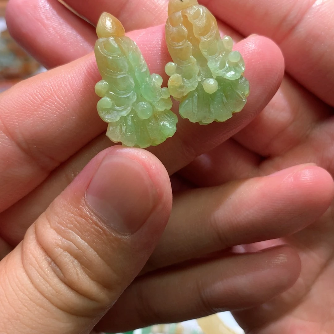 定制翡翠未镶嵌心***?白菜