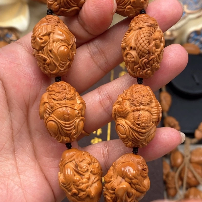 【闪购商品】橄榄核吊坠橄榄手工雕刻工艺