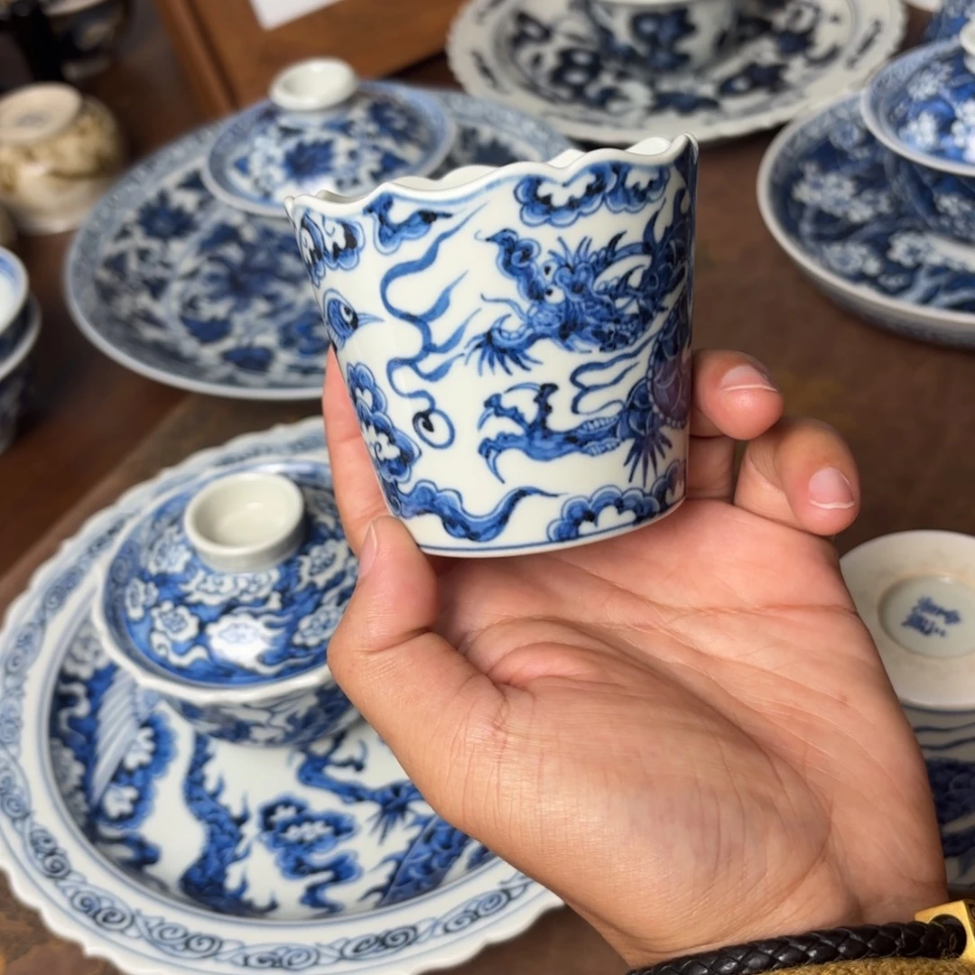 瓷片景德镇手绘茶器