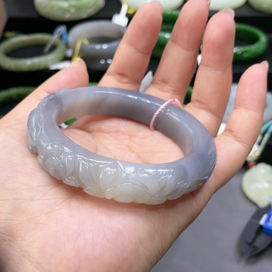 【闪购商品】和田玉手镯57圈口57未镶嵌