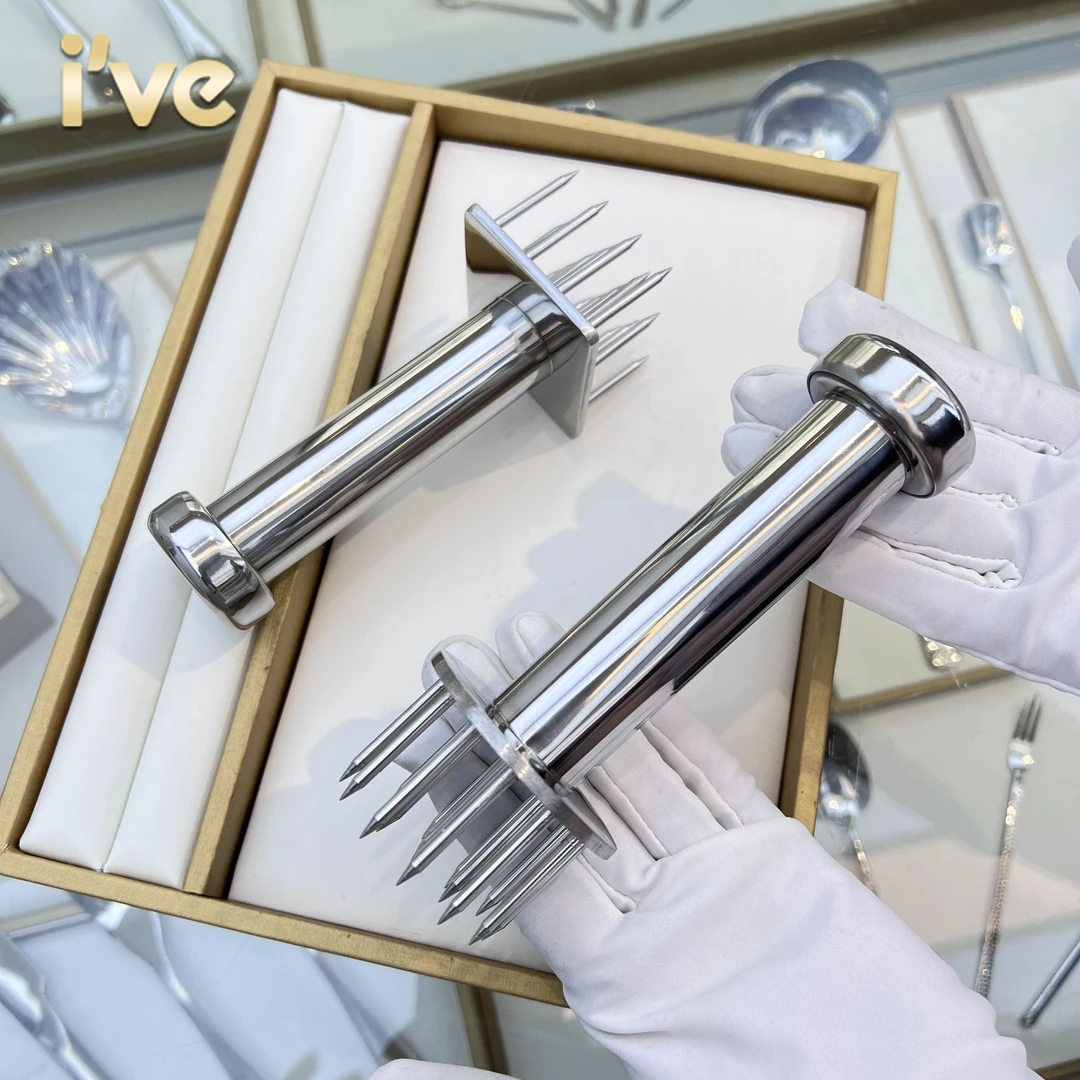 304不锈钢松肉针牛扒锤扣肉插肉扎孔扎肉器牛排工具嫩肉断筋神器