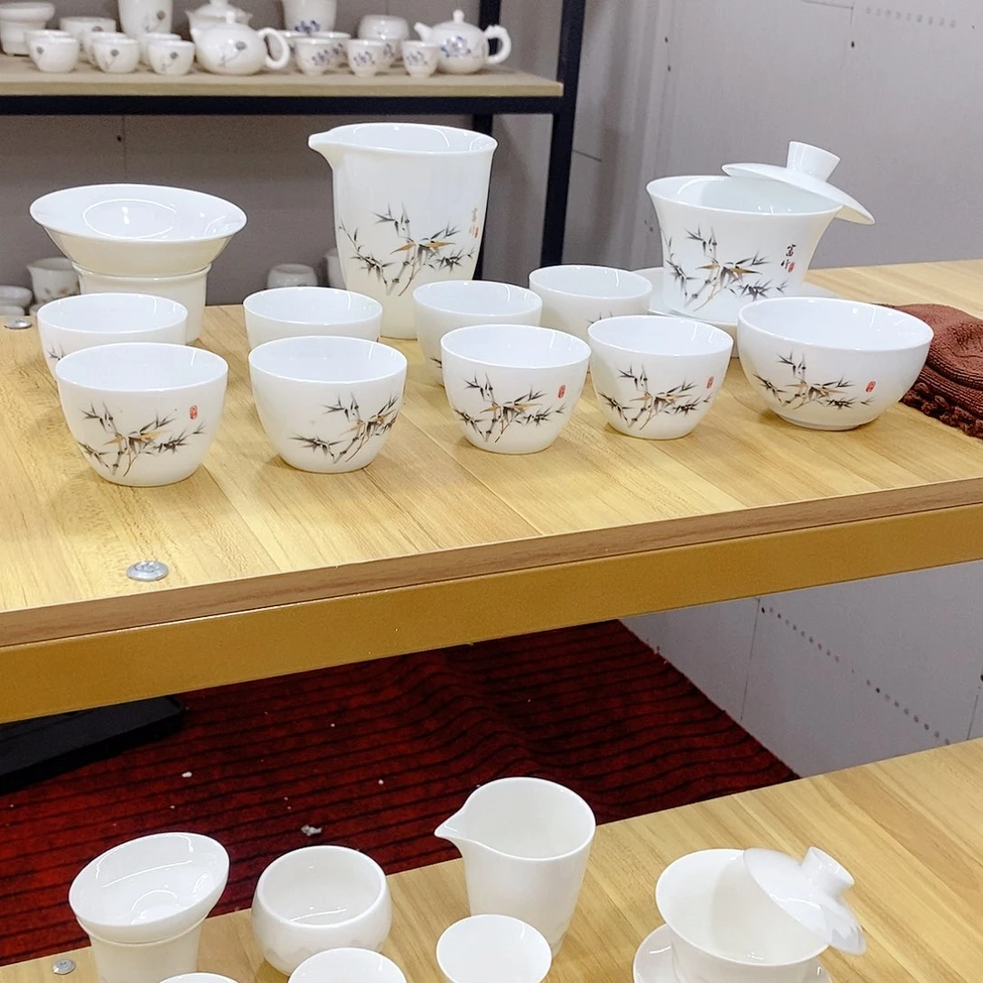 羊脂玉白瓷茶具系列