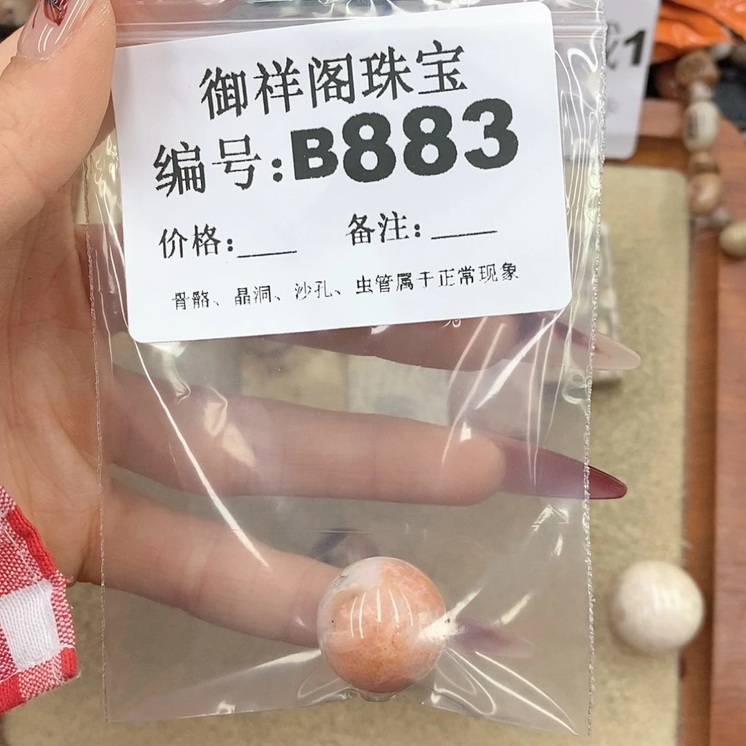硅化珊瑚（珊瑚玉）颈饰未镶嵌江****?