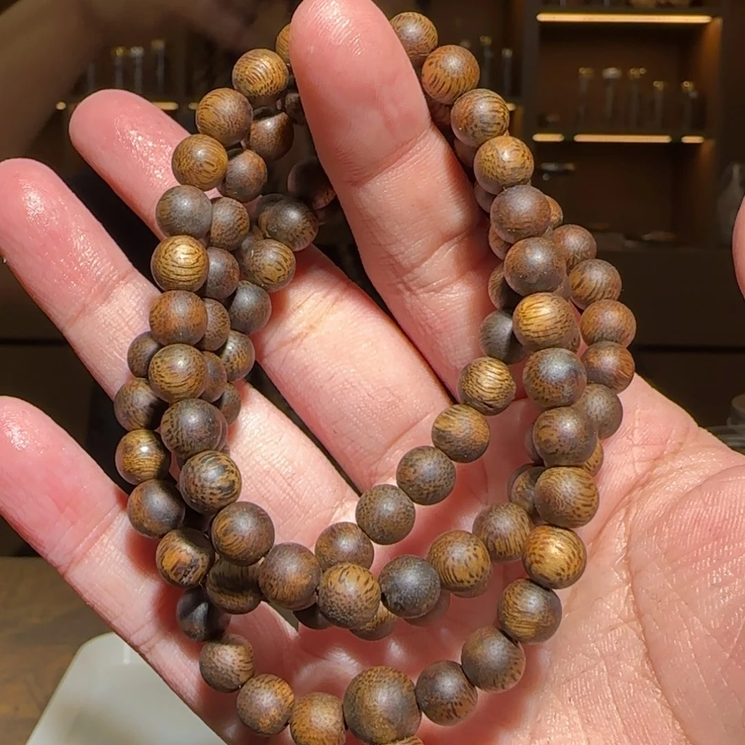 沉香手串多圈圆珠0.7/19g多样性发一条