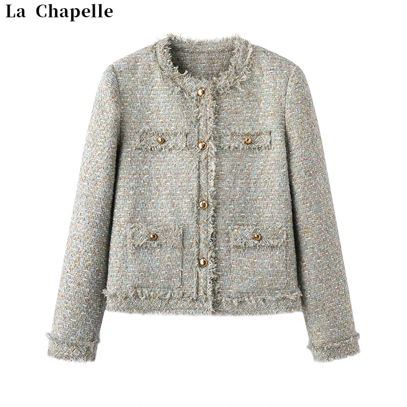 La Chapelle/拉夏贝尔小个子长袖短款小香风外套春季春游出行衣服