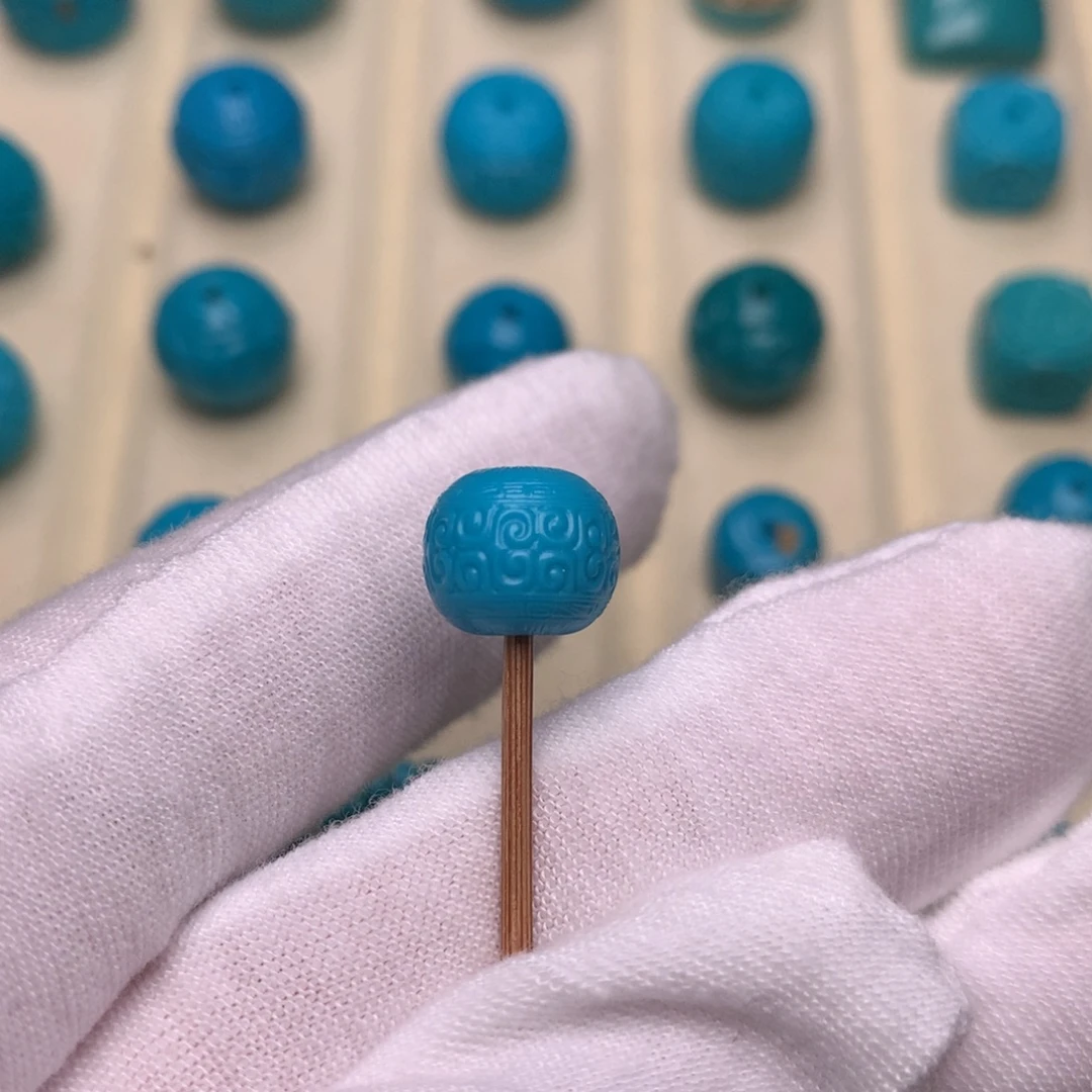 绿松石未镶嵌绿松石回纹10.5