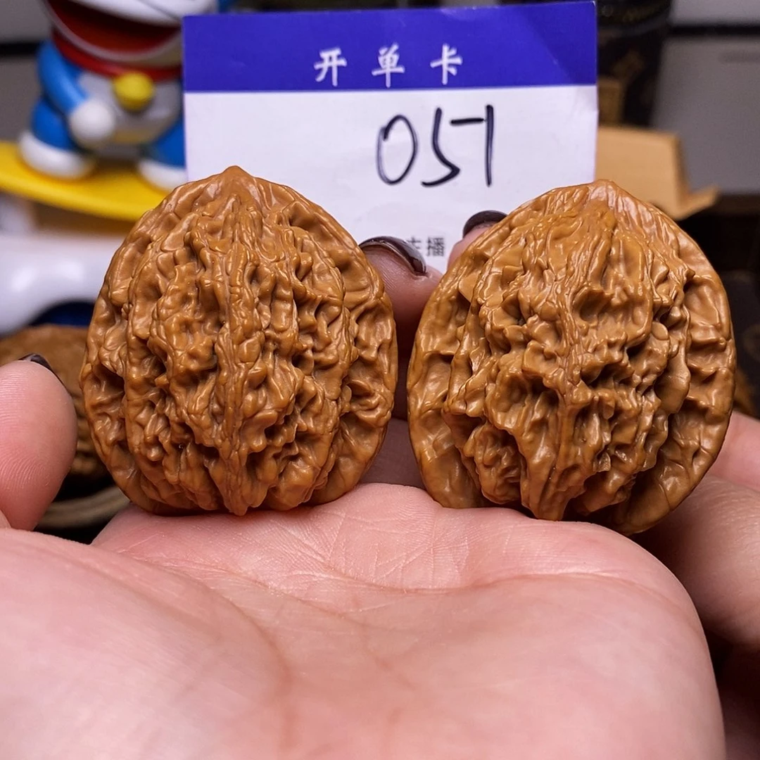 吊坠桃核文玩核桃麦穗虎头42全品n