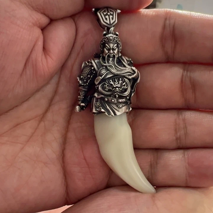 颈饰银S925镶嵌和田玉