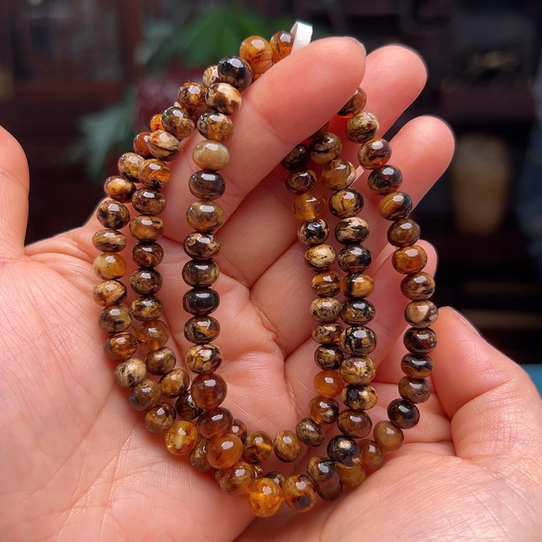 琥珀裸石未镶嵌抚顺琥珀20289