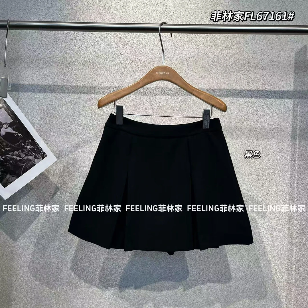 菲林家FL 67161【王牌裙】 休闲百搭百褶裙