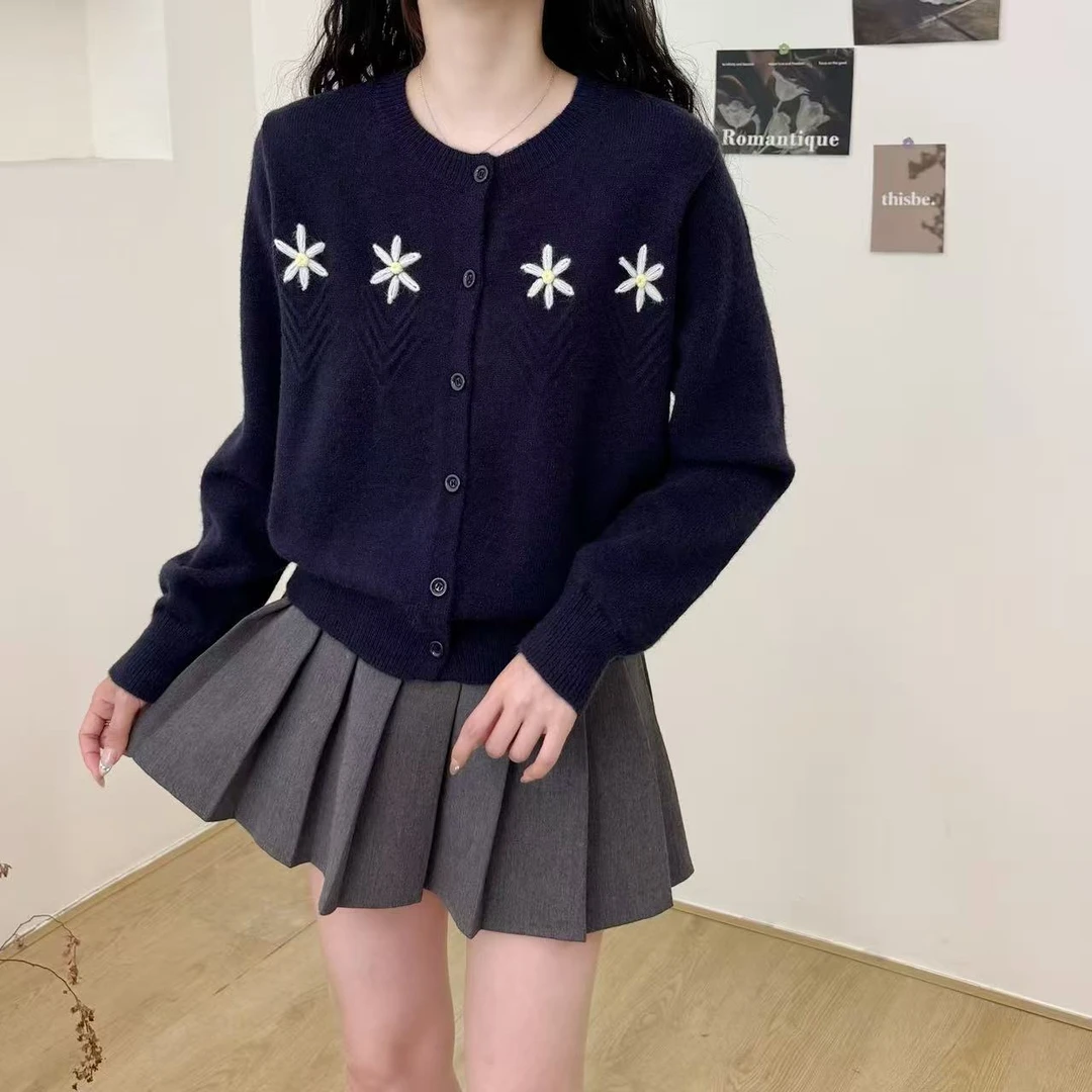 套头款针织开衫冬季短款秋冬毛衣毛针织衫长袖百搭