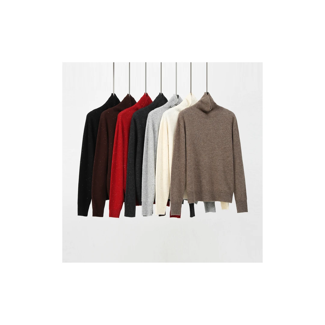 毛针织衫高领修身打底休闲风-220-705