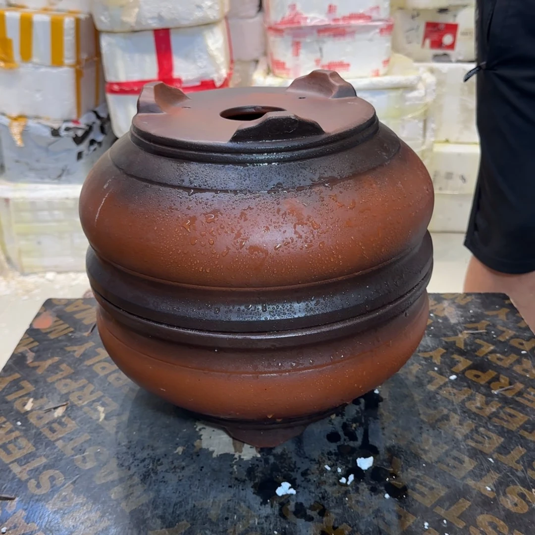 紫砂花盆口径25.11口径