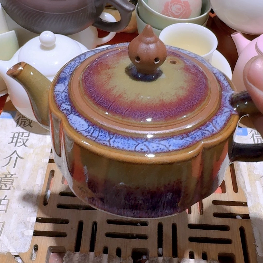 狮***哒瑕疵茶具。介意勿拍