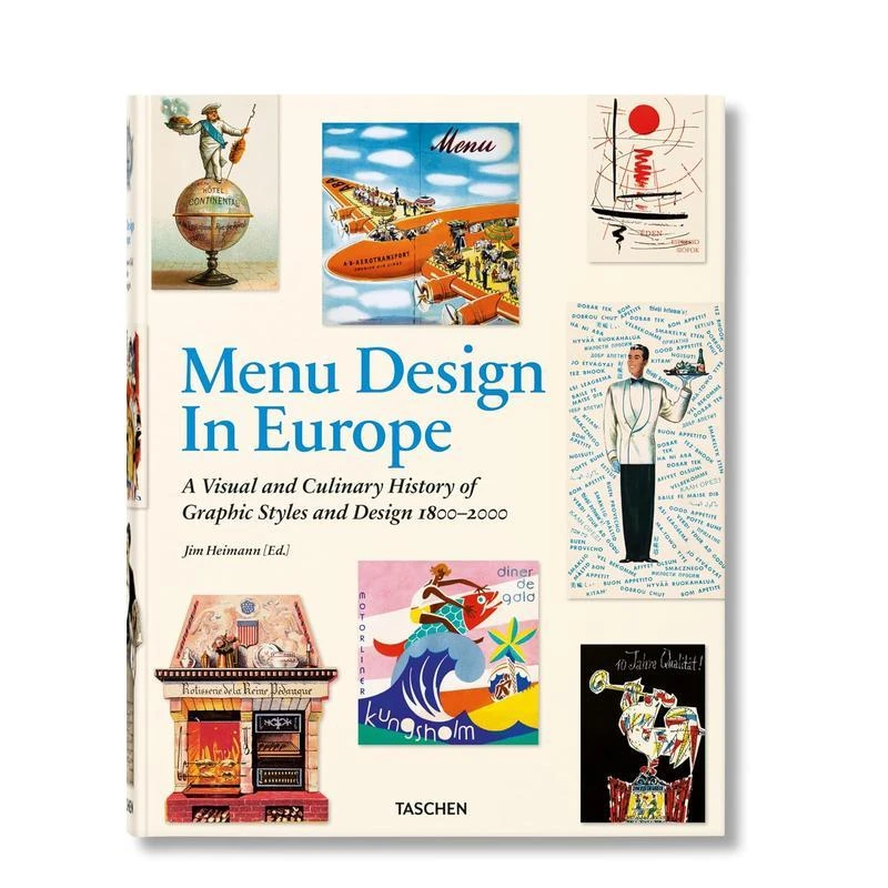 欧洲菜单设计 Menu Design in Europe 原版英文字体图案标志设计